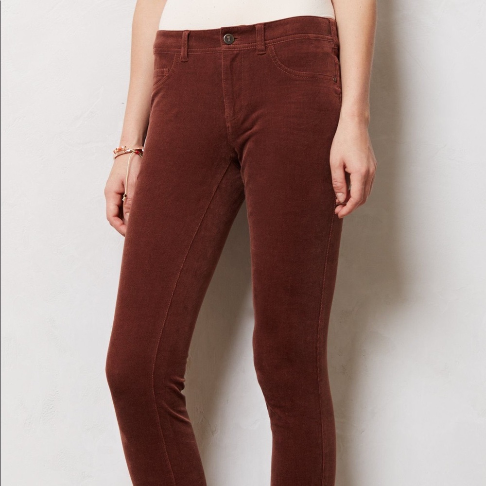 Pilcro Serif Cord Leggings